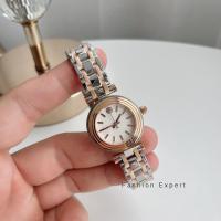 ราคา ของแท้100 นาฬิกาข้อมือ สีเงินทูโทน Rosegold Tory burch TBW9011 color Silver Rosegold (17407121008)