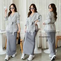 ราคา FV CLOTHING Set เสื้อ กระโปรงไหมพรม Set เสื้อคลุมไหมพรมแขนยาว มาพร้อมกระโปรงไหมพรมตัวยาว CARDIGAN NISTA (20946939114)