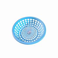 ราคา มี6สี ตะกร้า ตะแกรง กลม ตะกร้ากลม ตะกร้ากลมพลาสติก ตะกร้าพลาสติก ตะกร้าผลไม้ กระจาดก้นลึก กระจาดผลไม้ ลายหัวใจ (21085952704)