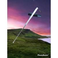 ราคา ดิ้วเหล็กสีเงิน 4 ท่อนดิ้วรปภ แบบพกพายืดหดได้ใช้งานง่ายแค่สะบัดออกยาว 63 cmพร้อมซองหนังสีดำเหน็บเข็มขัดได้พกพาสะดวกสบายใช้งานได้หลากหลายชนิดทนทานและแข็งแรง (21366011343)