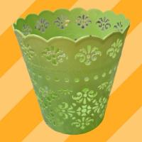 ราคา ถังขยะกลม ถังขยะ ลายฉลุ ตะกร้า ตะกร้าใส่ของ (18345175957)