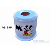 ราคา กล่องทิชชู่ กล่องทิชชู่กลม กล่องใส่กระดาษทิชชู่ กล่องทิชชู่ มีลาย สีพลาสเทล ขนาด 13 5 12 5 cm (21122930376)