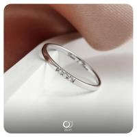 ราคา Zilvy Minimal Ring Luksorn แหวนหญิงเพชรน้ำร้อย 0 03 กะรัต GR796 (5722478857)