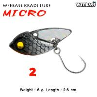 ราคา อุปกรณ์ตกปลา WEEBASS เหยื่อกระดี่ รุ่น กระดี่MICRO เหยื่อปลอม กระดี่ กระดี่เหล็ก (16951062997)