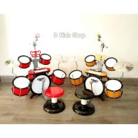 ราคา Smile Kids กลองเด็ก กลองชุด Rock Drum Set ชุดกลองเด็ก ของเล่นเด็ก No 1902 (8563281290)