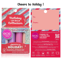 ราคา EOS Holiday Lip Balm Hand Cream Gift Set ลิปบาล์ม ครีมทามือ กลิ่นหอมมาก ของแท้ พร้อมส่ง (17523471605)