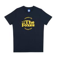 ราคา Leicester City T Shirt เสื้อยืดคอกลมแขนสั้นสีกรมท่า ลายรูปหน้าสุนัขจิ้งจอกThe Foxes Leicester City Football Club (18574753572)