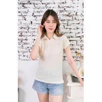 ราคา เสื้อโปโลสีครีม เสื้อคอปก เสื้อPolo (9509859376)