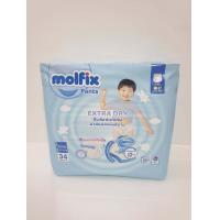 ราคา โมลฟิกซ์ แพมเพิสแบบกางเกง Molfix Extradry size XXXL34ชิ้น (21185027621)