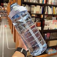 ราคา 01 ขวดน้ำ 2 ลิตรสีสันสดใส ขวดน้ำพลาสติกแบบพกพา ความจุ 2ลิตร รุ่นภาษาอังกฤษ ขวดน้ำพกพา ขวดน้ำดื่ม ขวดใส่น้ำ (18672290579)