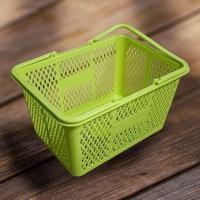 ราคา ตะกร้าหูหิ้ว ตะกร้าเหลี่ยม ตะกร้าใส่ของ กล่องใส่ของ ตะกร้าเก็บของ ตะกร้าพลาสติก เกรดA สีพาสเทล แข็งแรง หนา มี 3 สี (17701875556)