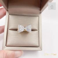 ราคา แหวนเพชรรูปโบว์ขนาดฟรีไซต์ (21283309933)