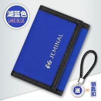 ราคา กระเป๋าสตางค์ผ้าใบพับสามทบแบบสั้นพับได้สำหรับผู้หญิงและวัยรุ่นนักเรียนชายและหญิงกระเป๋าใส่เหรียญขนาดเล็กคล้องคอ (15901868894)