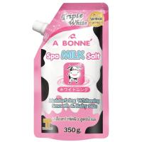 ราคา A Bonne เอ บอนเน่ เกลือสปาขัดผิว สูตรน้ำนม สครับผิวกาย ขัดผิว ผิวออร่า เกลือนมผสม Vitamin C Yoghurt 9สูตร 350กรัม (20924922650)
