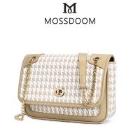 ราคา MOSSDOOM กระเป๋าสะพายข้างลายสก็อตแฟชั่น (21321018485)