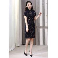 ราคา ชุดจีนผู้หญิง กี่เพ้า ชุดกี่เพ้า ชุดกี่เพ้าหญิง ชุดจีน ชุดจีนประยุกต์ ผ่าข้าง ปรับปรุง cheongsam สีแดง สะโพก เซ็กซี่ หอมหวานสดชื่น ปังสุดด (15925689165)