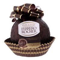 ราคา Grand Ferrero Rocher รส dark Chocolate with Hazelnut เฟอร์เรโร่ขนาดใหญ่ NET 125 g EXP 20 04 24 (1149504713)
