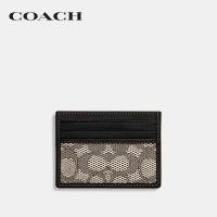 ราคา COACH ที่ใส่การ์ดผู้ชายรุ่น Card Case In Signature Textile Jacquard สีหลากสี CH746 UW5 (19544841815)