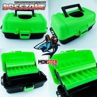 ราคา กล่องใส่อุปกรณ์ตกปลา BASSZONE TACKLE CASE BOX 2 ชั้น (732576690)