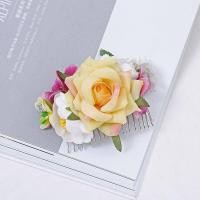 ราคา DGJKF หวีสับผมเกาหลี ดอกไม้ เสียบ ผม เรียบหรู ประณีต เครื่องประดับผม ของขวัญ งานแต่งงาน มุก เครื่องประดับผมเจ้าสาว กิ๊บติดผมเกาหลี หวีผมผู้หญิง หวีผมดอกไม้ผ้าไหม (17868637837)