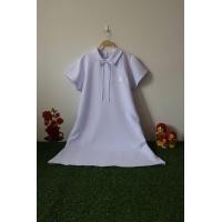 ราคา ชุดคลุมท้องสีขาว เดรสคนท้อง ชุดคลุมท้องพยาบาลขนาดใหญ่ ใส่ทำงาน มีเชือกปรับสายตามรอยท้อง (20170880756)