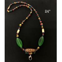 ราคา สร้อยคอลูกปัดโบราณ สร้อยคอลูกปัดทราวดี ลูกปัดสวยงาม ยาว24นิ้ว (21081732043)