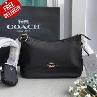 ราคา กระเป๋าสะพาย Coach Nylon Ellis Shoulder Bag Black Multi (19093656390)