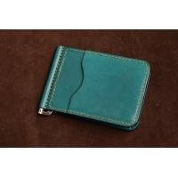 ราคา money clip wallet กระเป๋าสตางค์ แบบหนีบ หนังวัวฟอกฝาด Handmade 100 ตอกชื่อฟรี ระบุข้อความที่จะให้ตอกในแชท (13504178741)