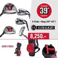 ราคา ชุดไม้กอล์ฟสำหรับเด็ก U S KIDS GOLF 39 Player Height 5 Club แถมถุงกอล์ฟ รุ่นปี 2020 (14063191462)