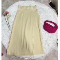 ราคา กระโปรงผ้าวูลเวฟผ่าหน้า (21222888315)