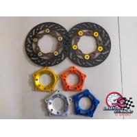 ราคา จานเบรคเทค จาน Brake Tech ขนาด 220 mm พร้อมสเปเซอร์ สำหรับ Wave Sonic (21183540213)