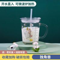 ราคา แก้วน้ำ 350 400 มล แก้วน้ำพร้อมฝาปิด มีหูจับ ใส่ร้อน เย็นได้ แถมหลอดซิลิโคน ลายการ์ตูนน่ารัก แก้วน้ำสำหรับเด็ก แก้ว (16187512177)