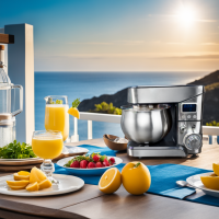 ราคา 1300W เครื่องผสมแป้ง ความจุ 5 ลิตร หน้าจอแสดงผลดิจิตอล ตีไข่ เครื่องผสมอาหารแบบตั้งโต๊ะ เครื่องผสมแป้ง เครื่องตีไข่ (21391103722)