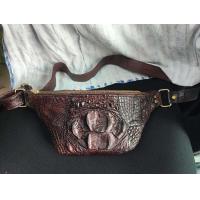 ราคา กระเป๋าคาดอก หนังจระเข้ แท้ 100 กระเป๋าคาดอกหนังแท้ ผู้ชาย ใบใหญ่ ใส่ของได้เยอะ (21398643630)