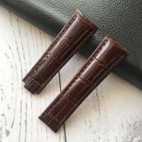 ราคา สายนาฬิกาหนังแท้สีน้ำตาลสีเขียวดำขนาด20มม สำหรับ Rolex Daytona Gmt (11643958022)