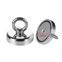 ราคา แม่เหล็กแรงดูดสูงพร้อมห่วงยก แม่เหล็กเก็บของ แม่เหล็กแรงดูดสูง แม่เหล็กแรงสูง แม่เหล็กตกปลา Fishing magnet แม่เหล็กแรงดูด แม่เหล็ก (11273435397)