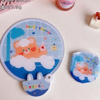 ราคา พร้อมส่ง พัดสปริง พัดพับได้ พัดเปล่า พัดพับได้ พัดสปริง ลายการ์ตูน น่ารัก อยหมึกซ้อนเวลาพับนะคะ (20756197203)