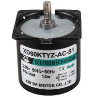 ราคา 60Ktyz Ac Motor 220V 10Rpm Permanent Magnetic Electric Synchronous Motor 14W Permanent Magnet Motor (20734403465)