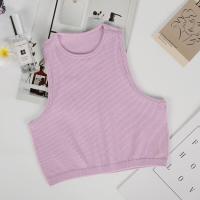 ราคา เสื้อกล้ามกีฬาแขนกุดผ้ายืดสำหรับผู้หญิงเสื้อกล้ามรัดรูป (21170804942)