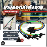 ราคา จัดส่งที่รวดเร็ว resistance band ยางออกกำลังกาย สายแรงต้าน ครบเซ็ท 11ชิ้น resistance band set อุปกรณ์ฟิตเนส (21083504735)