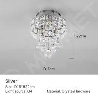 ราคา ไฟเพดาน Led คริสตัลหรูหราเรียบง่ายโคมไฟติดเพดานทันสมัยระเบียงทางเดินห้องนอนห้องนั่งเล่นห้องครัวโคมระย้าในบ้าน (19840388318)