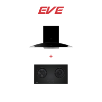 ราคา EVE SET เตาแก๊ส 2 หัว HB78 2BCC BG เครื่่องดูดควัน HC ECLIPSE 90 (21296594010)
