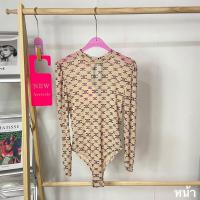 ราคา Bodysuit แขนยาวคอเต่าหยดน้ำหลัง ผ้าซีทรู มีกริตเตอร์ สวยแพงพิมพ์ด้วยผ้ากัมมะหยี สวยหรู ใส่แล้วดูไฮโซมากค่ะ (20691004748)
