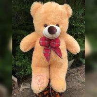 ราคา ตุ๊กตาหมีขนปุยขนนุ่มโบว์สก๊อต ขนาด70cm น่ารักน่ากอด (15844087418)