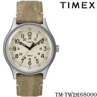 ราคา Timex TW2R68000 นาฬิกาข้อมือผู้ชาย สายผ้า สีเบจ (1340150478)
