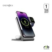 ราคา Energea แท่นชาร์จแม่เหล็กไร้สายแบบ 3 In 1 รองรับ MagSafe รุ่น MagTrio (17972346360)