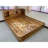 ราคา เตียงคาบอยไม้สักทองขนาด 6ฟุต สีธรรมชาติ ส่งฟรียกเว้นภาคใต้ (16421803619)