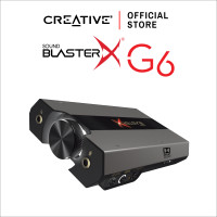 ราคา CREATIVE Sound Blaster G6 External USB Sound Card Windows macOS PS5 PS4 Nintendo Switch ซาวด์การ์ด USB DAC Amp (1765534808)