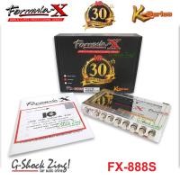 ราคา Formula X เครื่องเสียงรถยนต์ ปรีแอมป์ 5แบน Formula x รุ่น fx 888s สีChome รุ่นครบรอบ 30ปี K Series 30th Anniversary สินค้าประกันบริษัท 1ปี (1187130943)