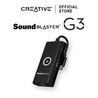 ราคา CREATIVE Sound Blaster G3 External USB Sound Card Windows macOS PS5 Nintendo Switch ควบคุมผ่านApp ซาวด์การ์ด DAC Amp (1765556117)